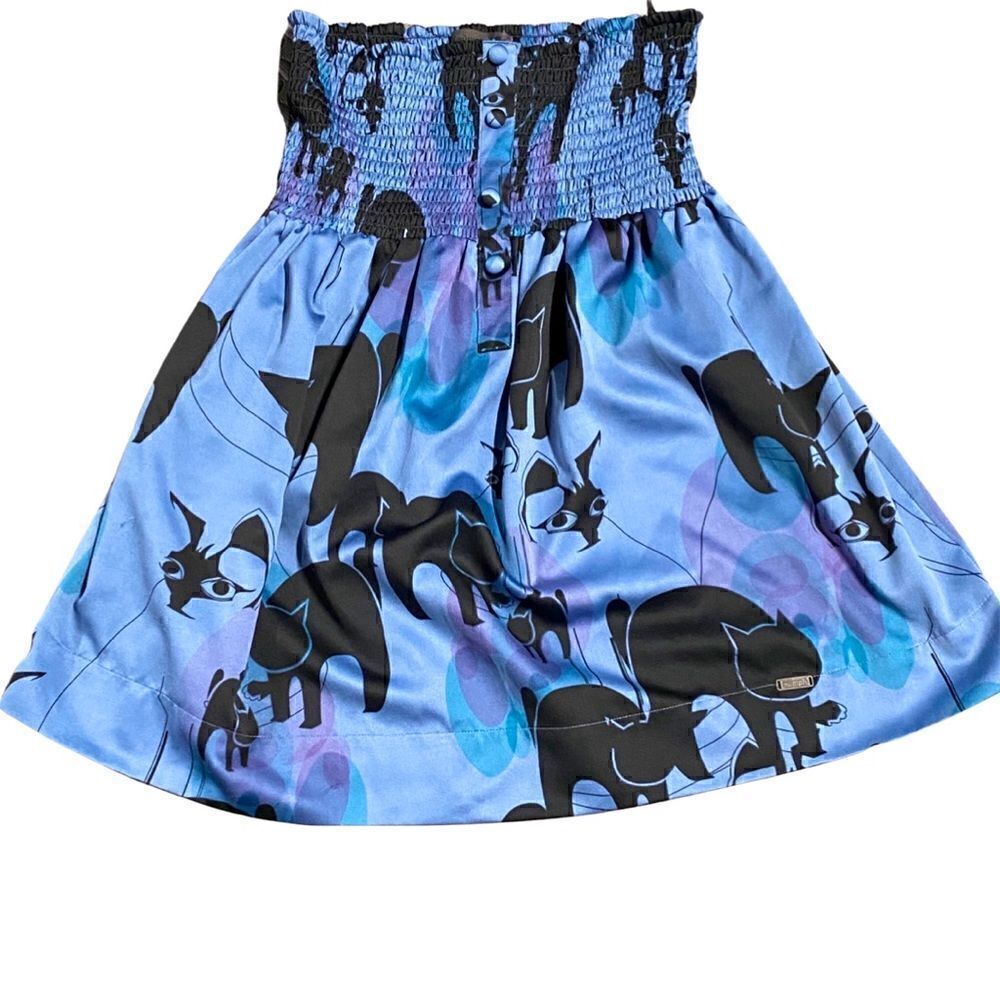 Dress – Size 38 (UK 12 / US 8) NÜMPH Siamese Kitty Print Mini Tube Top